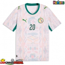 Camisa de Futebol Senegal Habib Diallo #20 Equipamento Principal Mundo 2026 Manga Curta